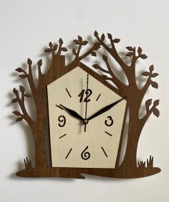 Wall Clock Wooden MTW 14 (SIZE 12*12)