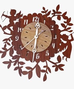 Wall Clock Wooden D01 (SIZE 12*12)
