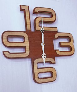 Wall Clock Wooden D03 (SIZE 12*12)
