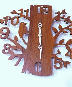 Wall Clock Wooden D06 (SIZE 12*12)