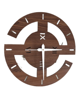 Wall Clock Wooden D09 (SIZE 12*12)