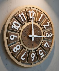 Wall Clock Wooden D97
