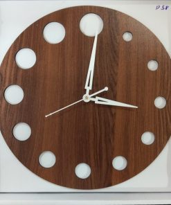 Wall Clock Wooden D59 (SIZE 12*12)