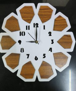 Wall Clock Wooden D61 (SIZE 12*12)