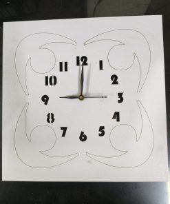 Wall Clock Wooden D64 (SIZE 12*12)