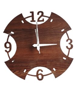 Wall Clock Wooden D15 (SIZE 12*12)