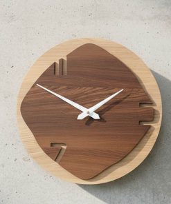 Wall Clock Wooden D100