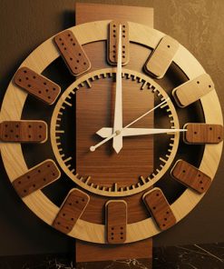 Wall Clock Wooden D98
