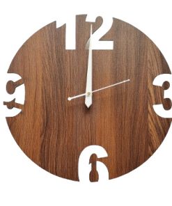 Wall Clock Wooden D34 (SIZE 12*12)