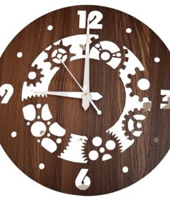Wall Clock Wooden D37 (SIZE 12*12)