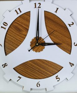 Wall Clock Wooden D74