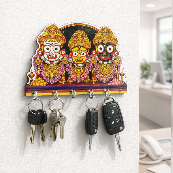 Lord Jay Jagannath Key Holder size: 6x8"inch