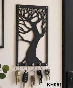 Black Tree Key Wall Holder size: 6x8inch , KH051