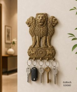 India Ashoka Stambh Key Holder size: 6x8inch , KH060