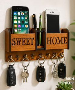 Sweet + Home  Mobile Key Holders Wooden size: 10x6inch MKH001