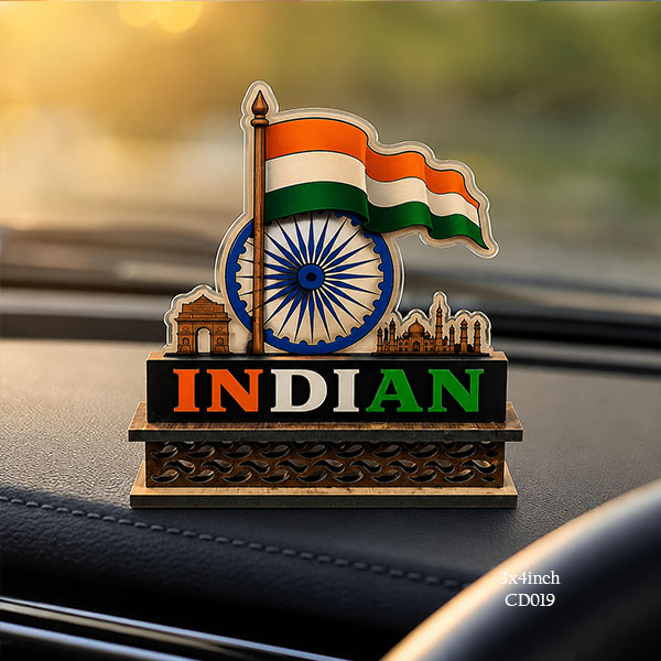 Indian Idol Car Dashboard Idols size: 4X3inch, CD019