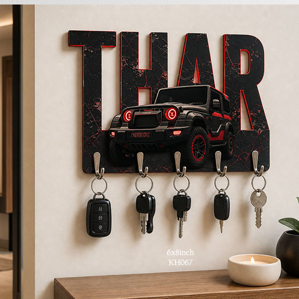 THAR Car Key Holder size: 6x8inch , KH067