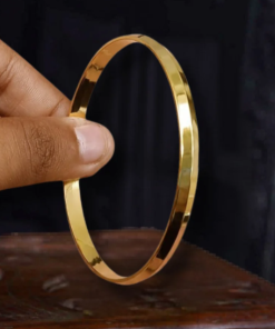 Alternative view of Gold Plated Men's Kada (Bracelet)