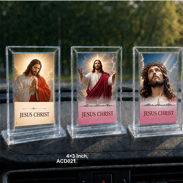 Acrylic Jesus Christ  Car Dashboard Idols – 4×3 Inch, ACD021