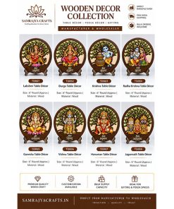 Alternative view of Panchmukhi Hanuman Wooden Frame With Stand  Table Decor (TD007)(6inch)